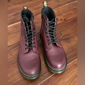 Dr. Martens Cherry Red Leather Boots